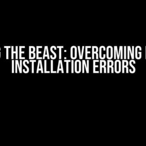 Slaying the Beast: Overcoming PyAudio Installation Errors