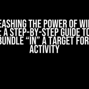 Unleashing the Power of Widget Bundles: A Step-by-Step Guide to Putting Your Bundle “in” a Target for a Live Activity