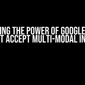 Unlocking the Power of Google Gemini: Can it Accept Multi-Modal Input?