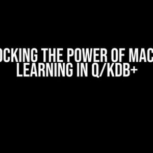 Unlocking the Power of Machine Learning in q/kdb+